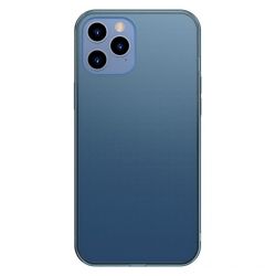 Husa iPhone 12 Pro Max Baseus Frosted Glass Protective Blue