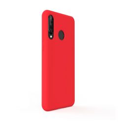 Husa  Huawei P30 Lite Lemontti Liquid Silicon Red
