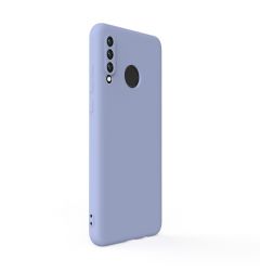 Husa Huawei P30 Lite Lemontti Silicon Soft Slim Lavender Gray