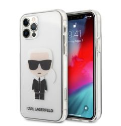 Husa iPhone 12 Pro Max Karl Lagerfeld Ikonik Transparent