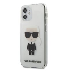 Husa iPhone 12 Mini Karl Lagerfeld Ikonik Transparent
