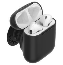 Suport Popsockets PopGrip Stand Adeziv AirPods Holder Black