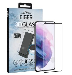 Folie Samsung Galaxy S21 Ultra Eiger Sticla 3D Case Friendly Clear Black
