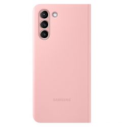 Husa Originala Samsung Galaxy S21 Smart LED View Cover Pink