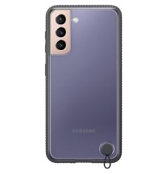 Husa Originala Samsung Galaxy S21 Clear Protective Cover Black