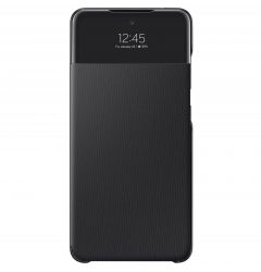Husa Originala Samsung Galaxy A52s 5G / A52 5G / A52 4G Smart S View Wallet Cover (EE) Black
