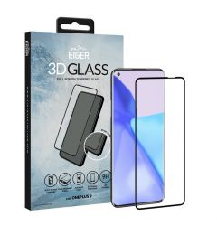 Folie OnePlus 9 Eiger Sticla 3D Edge to Edge Clear Black