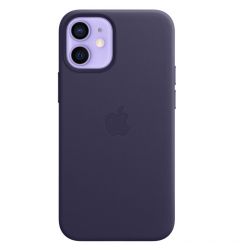 Husa Original iPhone 12 Mini Apple Leather MagSafe Deep Violet