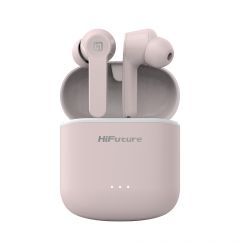 Casti True Wireless Bluetooth HiFuture FlyBuds Pink