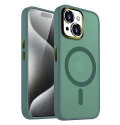 Lemontti Husa Guardian Magsafe iPhone 15 Plus Transparent/ Verde