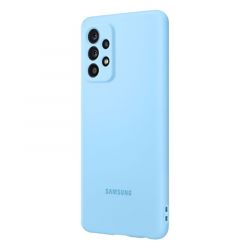 Husa Originala Samsung Galaxy A52s 5G / A52 5G / A52 4G Samsung Silicone Cover Blue