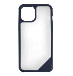Carcasa iPhone 12 Pro Max Lemontti Carbon Tung Navy