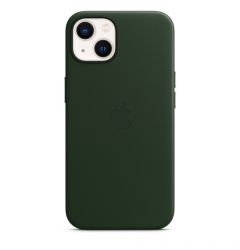 Husa Original iPhone 13 Apple Leather, MagSafe, Sequoia Green
