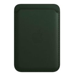 Pocket Card Original Apple Leather Wallet, MagSafe, Sequoia Green