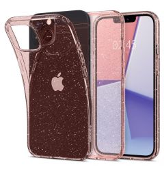 Husa iPhone 13 Spigen Liquid Crystal Glitter Pink