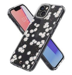 Husa iPhone 13 Mini Cyrill by Spigen Cecile Series White Daisy
