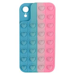 Husa iPhone XR Lemontti Heart Pop it Multicolor 1