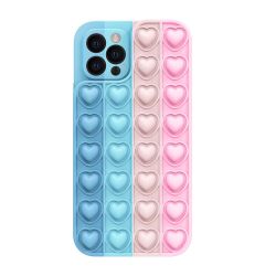 Husa iPhone 13 Pro Max Lemontti Heart Pop it Multicolor 1