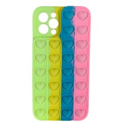 Husa iPhone 11 Pro Lemontti Heart Pop it Multicolor 4