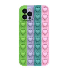 Husa iPhone 11 Lemontti Heart Pop it Multicolor 5