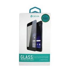 Devia Folie Frame Sticla Full Fit Huawei P Smart Black (1 fata Anti-Shock, 9H, 0.26mm) resigilat