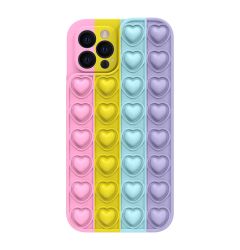 Husa iPhone 12 /12 Pro Lemontti Heart Pop it Multicolor 3