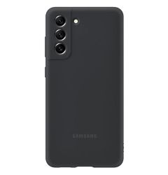 Husa Originala Samsung Galaxy S21 FE 5G Silicone Cover Dark Gray