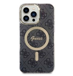Guess Husa 4G MagSafe iPhone 15 Pro Max Negru