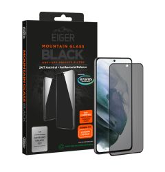 Folie Samsung Galaxy S22 Eiger Sticla 3D Privacy Mountain Glass Black