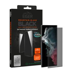 Folie Samsung Galaxy S22 Ultra Eiger Sticla 3D Privacy Mountain Glass Black