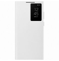 Husa Originala Samsung Galaxy S22 Ultra Smart Clear View Cover White