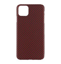 Husa iPhone 11 Pro Underline Kevlar Red (fibra de aramida, super slim)