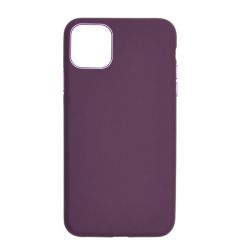 Husa iPhone 11 Underline Nappa Purple (piele naturala)