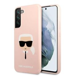 Husa Samsung Galaxy S22 Plus Karl Lagerfeld Silicon Karl's Head Roz