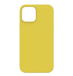 Husa iPhone 12 / 12 Pro Lemontti Silicon Silky Galben