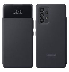 Husa Originala Samsung Galaxy A53 5G S View Wallet Cover Black