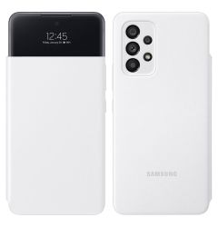 Husa Originala Samsung Galaxy A53 5G S View Wallet Cover White