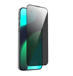 Folie Sticla iPhone 14 Pro Max Devia Van Series Full Screen Privacy Twice Black
