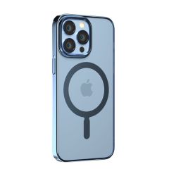 Husa iPhone 14 Pro Max Devia Glimmer Series Magnetic Sierra Blue
