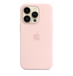 Husa Originala iPhone 14 Pro Apple Silicon, MagSafe, Chalk Pink