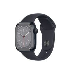 Apple Watch Original S8 GPS, 45 mm Midnight Aluminium Case, Midnight Sport Band