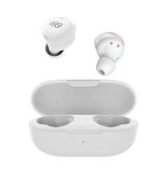 Casti True Wireless QCY T17 Touch Control Low Latency Bluetooth, Alb