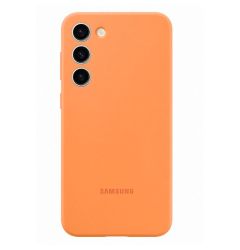 Husa Originala Samsung Galaxy S23 Plus Silicone Cover Orange
