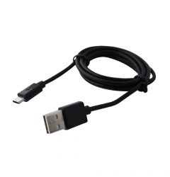 Cablu Swiss Charger Syncable MicroUSB Negru (1m)