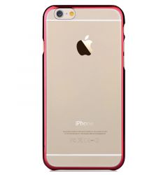 Carcasa iPhone 6/6S Devia Glimmer Passion Red (rama electroplacata)