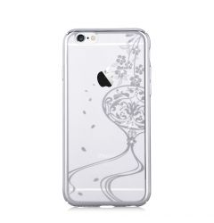 Carcasa iPhone 6/6S Devia Crystal Secret Garden Crystal Secret Garden Silver (Cristale Swarovski®, e