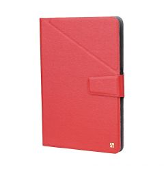 Husa Tableta 7" - 8" Just Must Flip Joy Universala Red (material antiderapant)