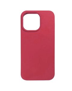 Lemontti Husa Liquid Silicon MagCharge iPhone 14 Roze (protectie 360°, material fin, captusit cu microfibra)