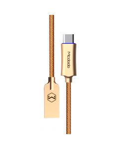 Cablu Type-C Mcdodo Auto Disconnect Gold (1m, QC3.0, led indicator)