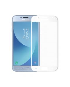 Folie Samsung Galaxy J5 (2017) Meleovo Sticla Full Cover White